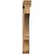 Ekena Millwork Balboa Traditional Rough Sawn Bracket w/ Offset Brace, Western Red Cedar, 6"W x 44"D x 44"H BKT0604X44X44BOA01RWR - alternate 4